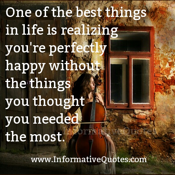 The Best things in Life