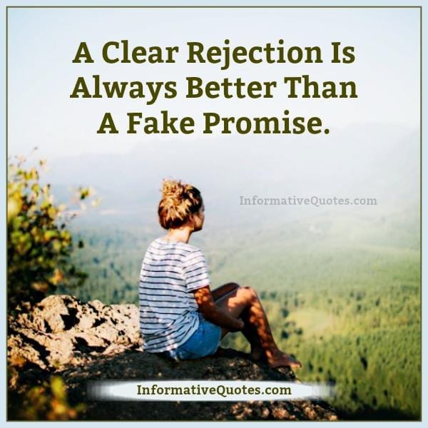 A Fake Promise