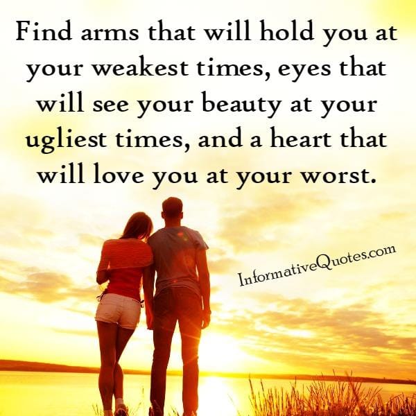 A heart that will love you at your worst