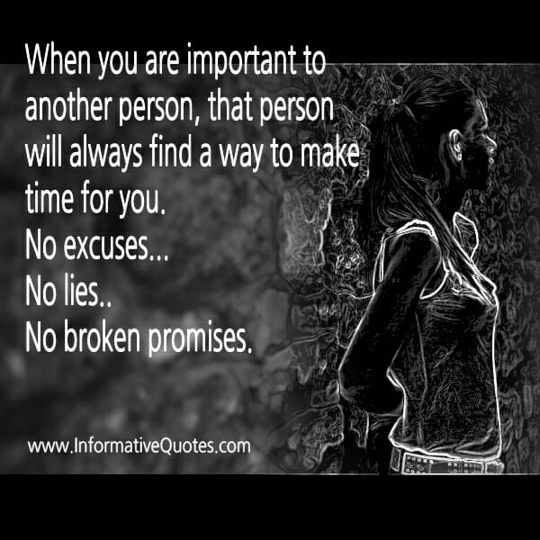 Are you important to another person?