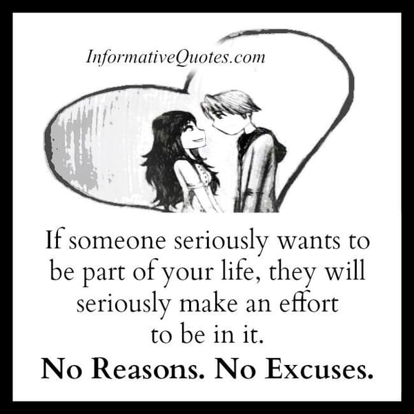 Truth and trust goes along way in any relationship