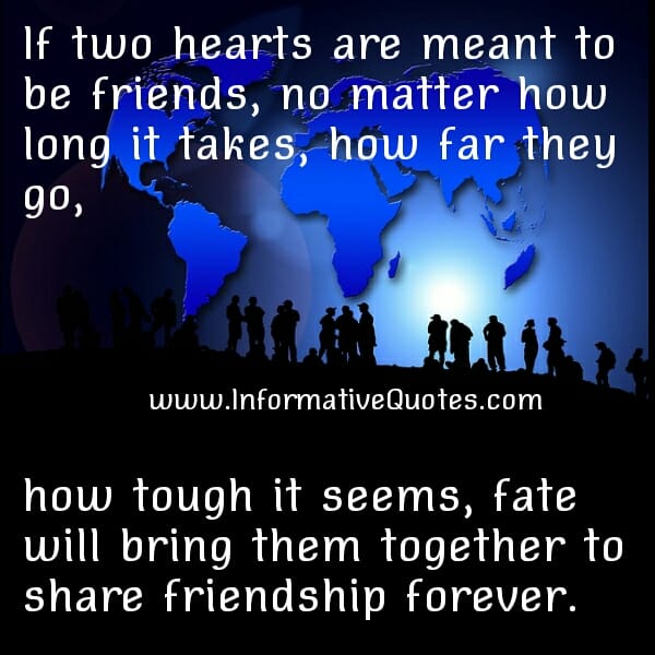 If two Heart are meant to be friends