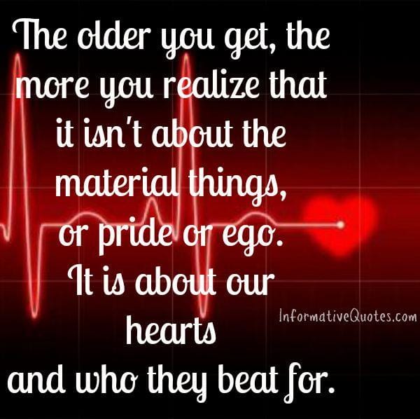 It's about our hearts and who they beat for