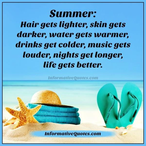 The beginning of summer