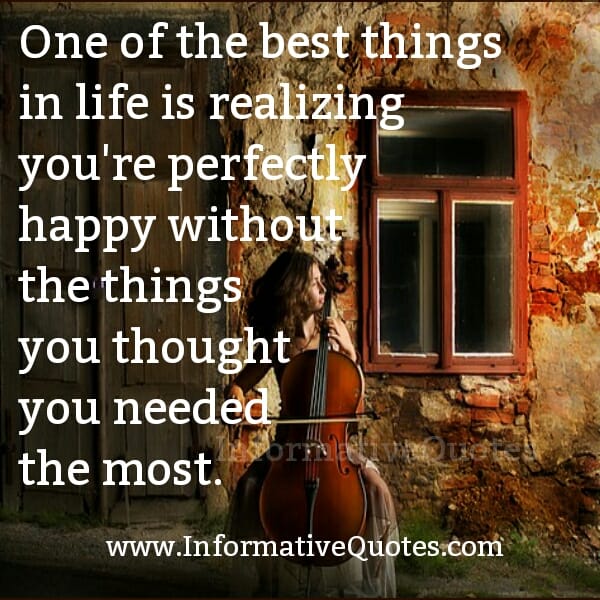 The Best things in Life