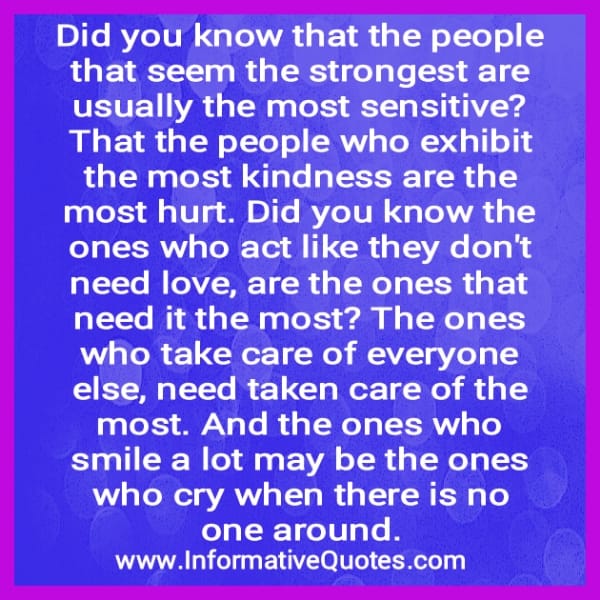 The ones who smile a lot