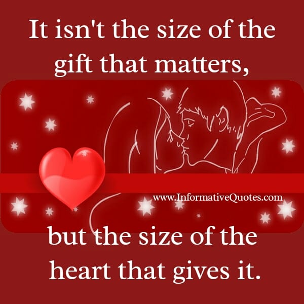 The Size of the Heart