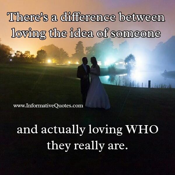 Loving people who they really are