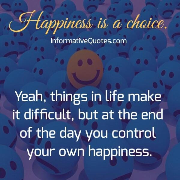 Things in life make it difficult