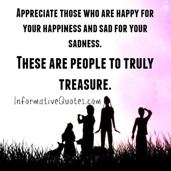 What kind of people to truly treasure in life?