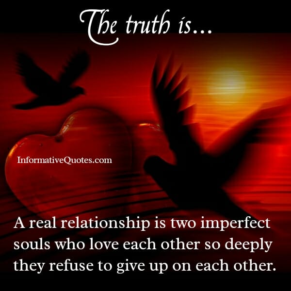 What's a real relationship all about?