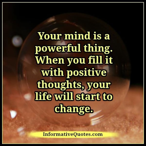 Your mind is a powerful thing
