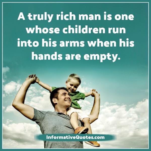 A truly rich man