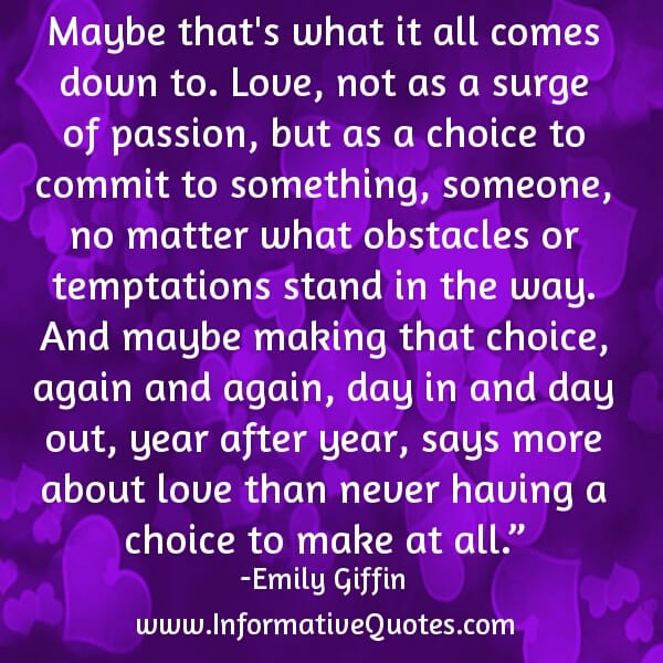 Don't Love as a surge of passion