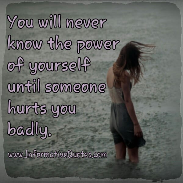 How to know the power of yourself?