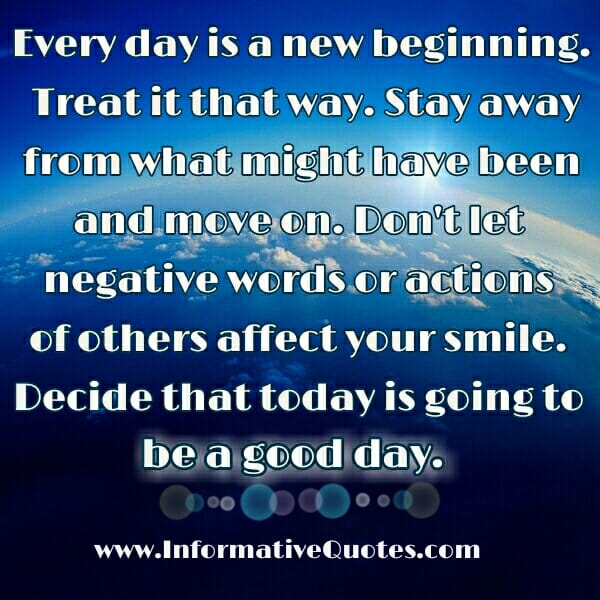 Stay away from what might have been