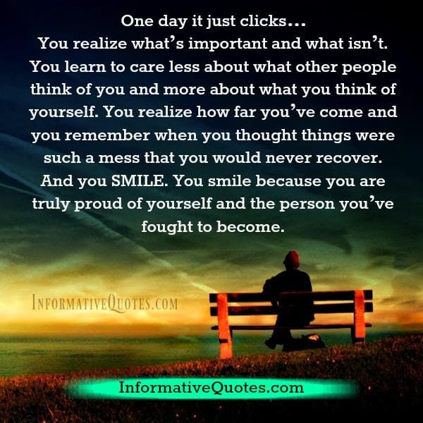 One day it just clicks