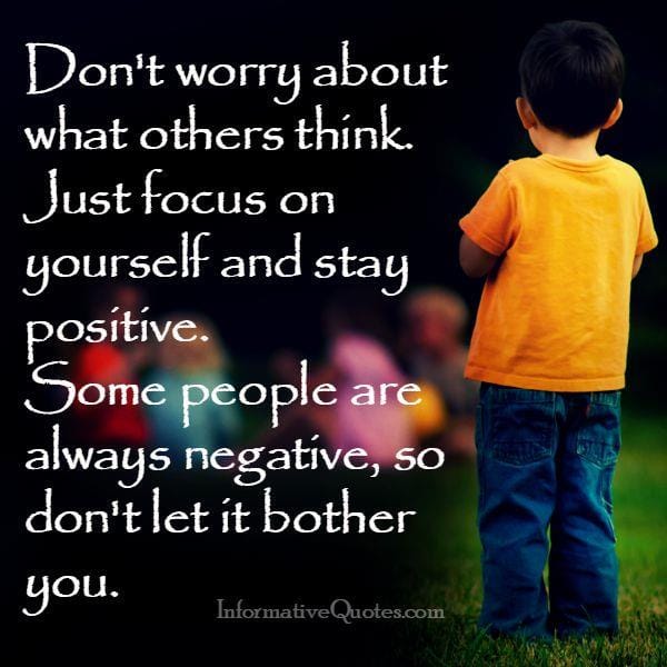 Trying to teach a negative person to become positive