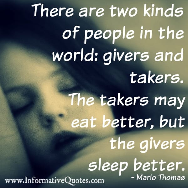 There are two kinds of people in the world