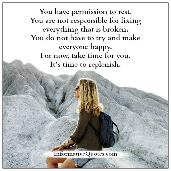 You are not responsible for fixing everything that is broken