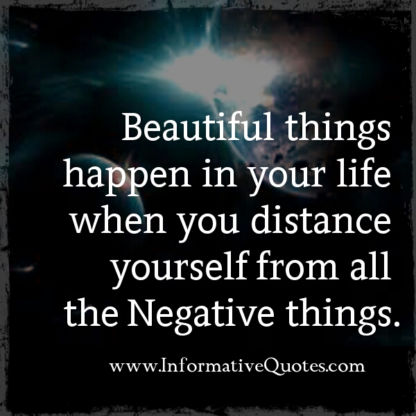 How beautiful things happen in your life